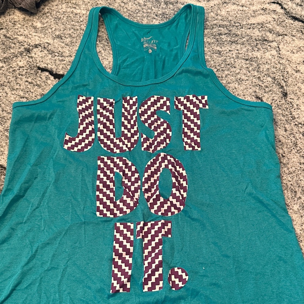 Lot of 2 Nike Tank Tops with Bold Graphics